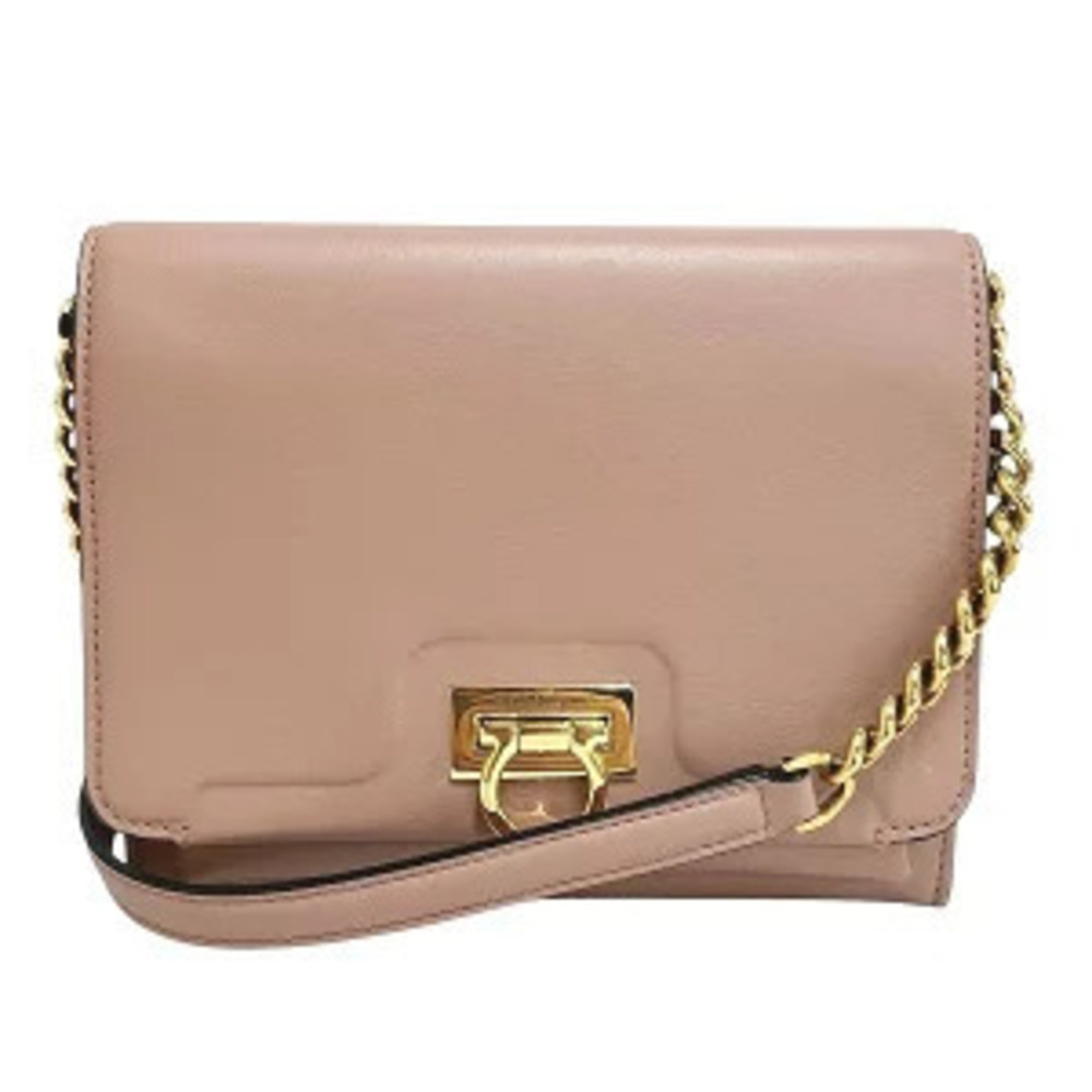 Salvatore Ferragamo Gancini Pink Leather Bag Shoulder